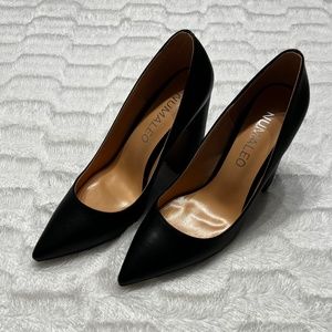 NUMALEO Womens Slip On,  Sexy Matte Night Club Block High Heel umps Shoes 4 inch